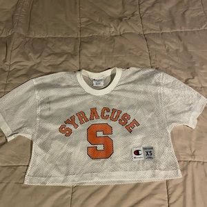 Champion Syracuse Cropped Football Jersey